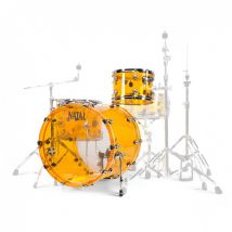 Natal Arcadia Acrylic 22" 3 Piece Shell Pack Transparent Orange