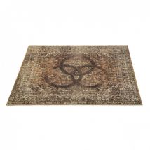 Drum N Base Vintage Persian Drum Rug "Bonzo II" Beige 185 x160cm