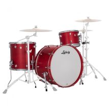 Ludwig Neusonic 24 Pro Beat 3pc Shell Pack Satin Diablo Red