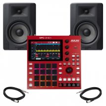 Akai Professional MPC One + with M-Audio BX5 Monitors