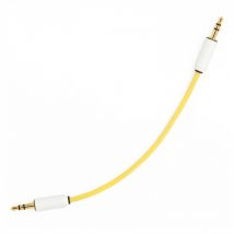 MyVolts Candycords 3.5mm Straight Stereo Jack Cable - 15cm Pineapple