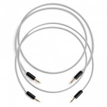 MyVolts Candycords Halo 3.5mm Cable 2-Pack - 50cm Powder Grey