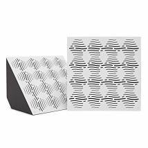 G4M Acoustics Waves 60 x 42cm Corner Panel White Pair