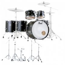 Pearl Decade Maple 22 6pc Drum Kit w/Hardware Satin Slate Black