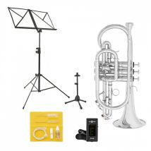 Elkhart 100CRS Student Cornet Package Silver