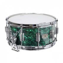 Rogers Dyna-Sonic 14 x 6.5 Snare Drum Green Marine Pearl