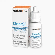 ration1 ClearSi® Wasseraufbereitung - 120 Liter Wasser desinfizieren und 6 Monate lagern