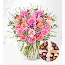 Pink Opulence & Belgian Chocolates