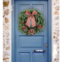Traditional Red Wreath - Christmas Wreaths - Christmas Door Wreaths - Fresh Christmas Wreaths - Xmas Wreaths