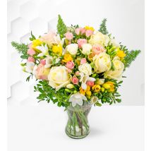 Rose and Freesia - Free Chocs - Flower Delivery - Next Day Flower Delivery - Birthday Flowers - Flowers By Post