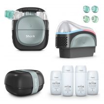 Shark FacialPro Glow + Derm Detox & Hydro Infuse Replenishment Set - Warm Black