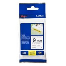 Original Brother TZES221 9mm Strong Adhesive Tape - Black on White