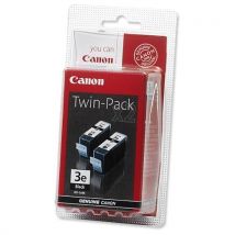 Original Canon BCI-3EBK Black Ink Cartridge Twin Pack