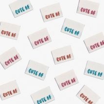 Kylie And The Machine Cute AF Woven Labels