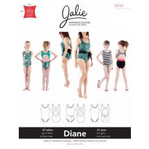 Jalie Paper Sewing Pattern 3893 Diane Swimsuit Pattern