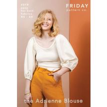 Friday Pattern Company Paper Sewing Pattern Adrienne Blouse