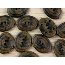 Dill Irregular Buttons (Value Pack) Dark Brown