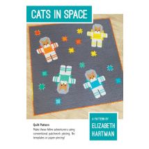 Elizabeth Hartman Quilting Pattern Cats In Space Quilt