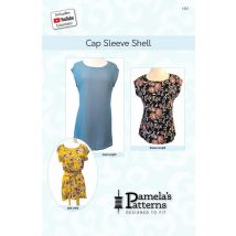 Pamelas Patterns Paper Sewing Pattern Cap Sleeve Shell