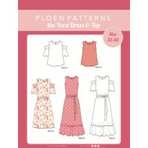 Ploen Patterns Paper Sewing Pattern Vera Top & Dress