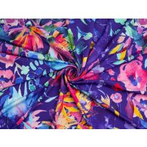 Minerva Exclusive Floret Flow Viscose Jersey Stretch Knit POD Fabric Brook