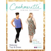 Cashmerette Paper Sewing Pattern Webster Top & Dress
