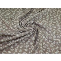 John Kaldor Hermione Crepe Fabric Coffee