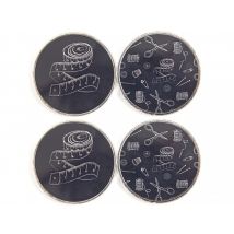 Sew Easy Fabric Pattern Weights Tin Gift Set Notions
