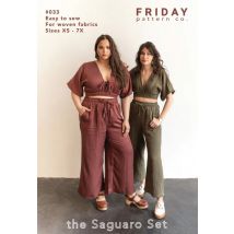 Friday Pattern Company Paper Sewing Pattern Saguaro Set