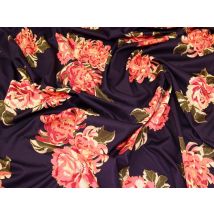 Lady McElroy Scuba Stretch Knit Fabric Mulberry