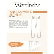 Wardrobe By Me Paper Sewing Pattern Womens Five Pocket Jeans