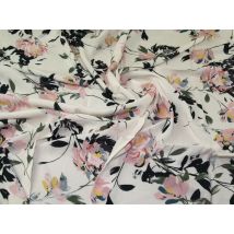 John Kaldor Fernando Viscose Challis Fabric Ivory