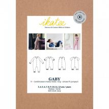 Ikatee Paper Sewing Pattern Kids Gaby Jumpsuit