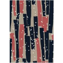 Kokka Cotton Linen Canvas Fabric Coral