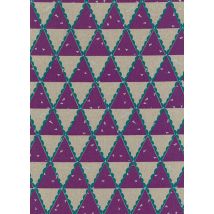Kokka Cotton Linen Canvas Fabric Purple