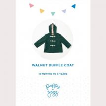 Poppy and Jazz Paper Sewing Pattern Walnut Duffle Coat