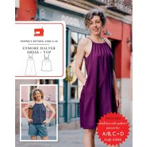 Liesl + Co Paper Sewing Pattern Enmore Halter Dress & Top