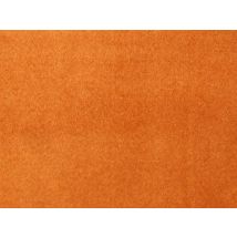 Stof France Vienne Velour Stretch Knit Fabric Burnt Orange
