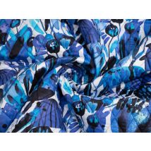 Minerva Exclusive Inky Grove Pre Quilted Reversible Coating Fabric