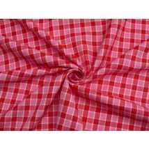 Minerva Core Range Polyester Viscose Suiting Fabric Pink & Red