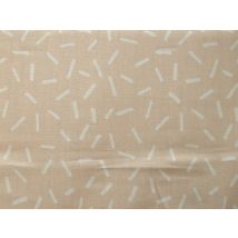 Rico 100% Cotton Fabric Peach