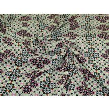 John Kaldor Hermione Crepe Fabric Pink Green
