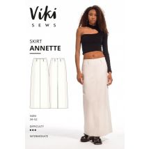 Vikisews Paper Sewing Pattern Annette Skirt