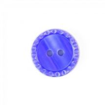 Crendon Round Fluted Edge Buttons (Value Pack) Purple