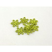 Dill Plastic Flower Buttons (Value Pack) Lime Green