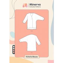 Minerva Exclusive Paper Sewing Pattern Victoria Blouse