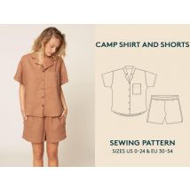Wardrobe By Me Paper Sewing Pattern Camp Shirt & Shorts