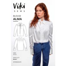 Vikisews Paper Sewing Pattern Alma Blouse