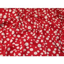 Lady McElroy Textured Stretch Knit Fabric Crimson