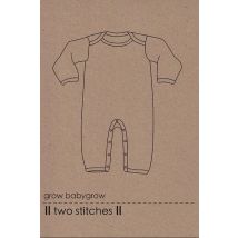 Two Stitches Paper Sewing Pattern Grow Babygrow